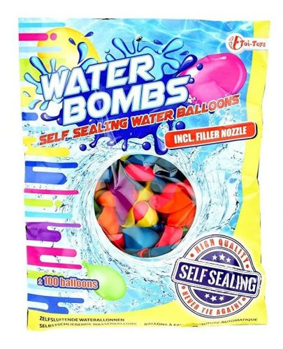 Комплект балони Toi Toys - За водни бомби, 100 броя - 1