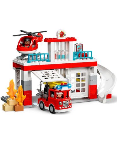 Конструктор Lego Duplo Town - Пожарна команда и хеликоптер (10970) - 3