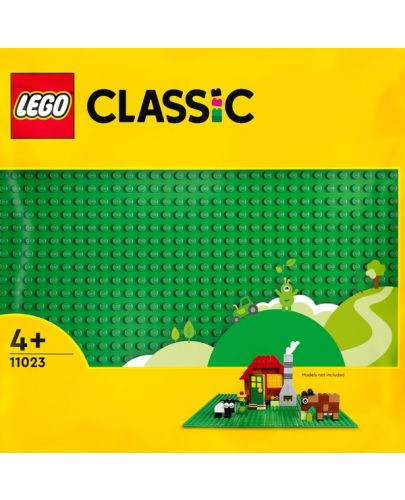 Конструктор Lego Classic - Зелен фундамент (11023) - 1