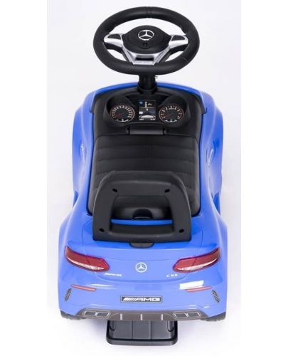 Кола за яздене Baby Mix - Mercedes Benz AMG C63 Coupe, синя - 2