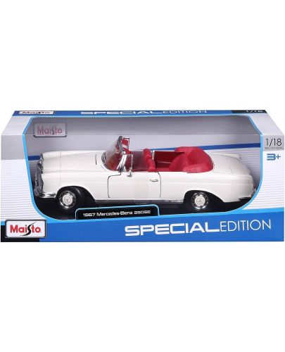 Количка Maisto Special Edition - Mercedes Benz 280SE, Cabrio 1967, 1:18 - 2