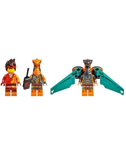 Конструктор Lego Ninjago - Огненият дракон на Kai EVO (71762) - 4