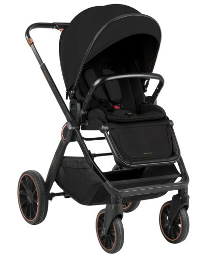 Комбинирана бебешка количка 2 в 1 KikkaBoo - Tiffany, Black - 3
