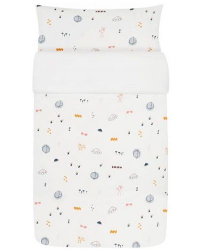 Комплект детски чаршафи Baby Clic - Ufo, 70 х 140 cm  - 1