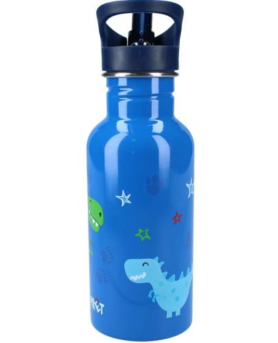 Комплект за детска градина Vadobag Pret - Раница и бутилка за вода, динозавър - 4