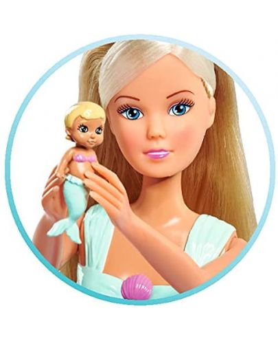 Комплект кукли Simba Toys Steffi Love - Семейство русалки с бебе - 4