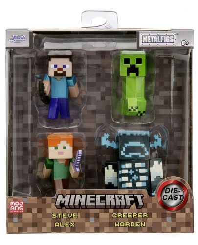 Комплект фигури Jada Toys - Minecraft, 4 броя - 1