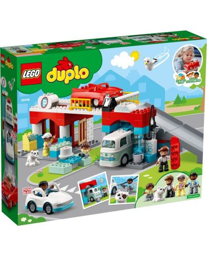 Конструктор Lego Duplo Town - Паркинг и автомивка (10948) - 2