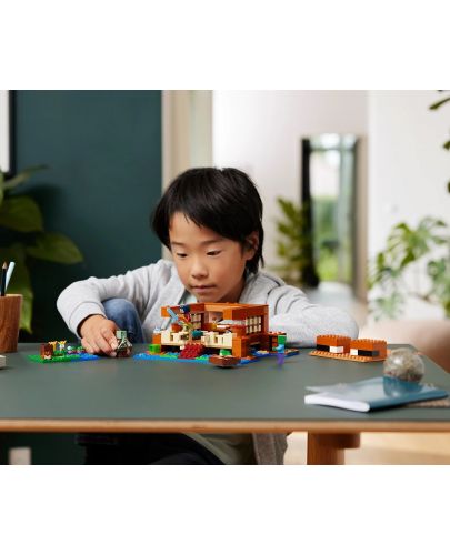 Конструктор LEGO Minecraft - Къщата на жабата (21256) - 9