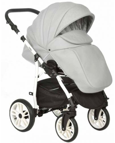 Комбинирана детска количка 3в1 Baby Giggle - Indigo Special, сива - 3