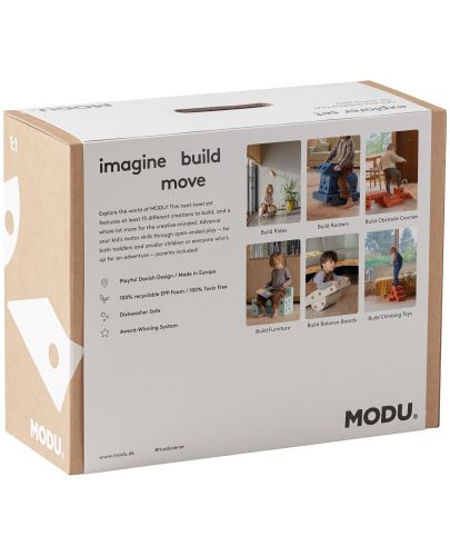 Комплект за игра Modu - Explorer set, наситено синьо-небесно синьо - 3