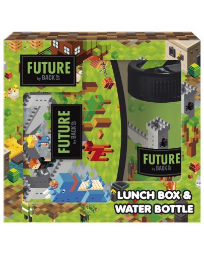 Комплект бутилка и кутия за храна Derform DF 31 Game - 1