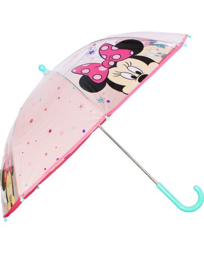 Комплект за детска градина Vadobag Minnie Mouse - Раница със странични джобчета и чадър - 2