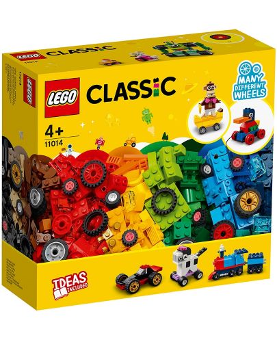 Конструктор Lego Classic  - Тухлички и колела (11014) - 1