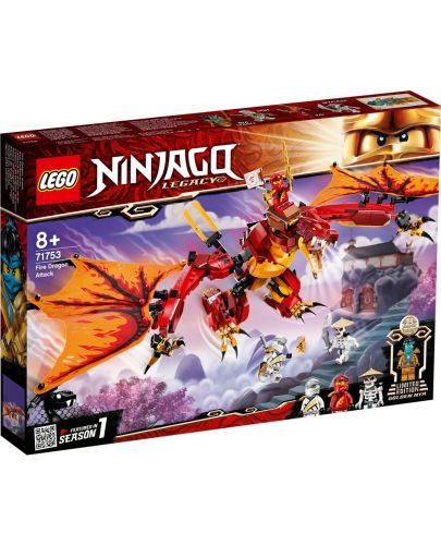 Конструктор Lego Ninjago - Нападение на огнен дракон (71753) - 1