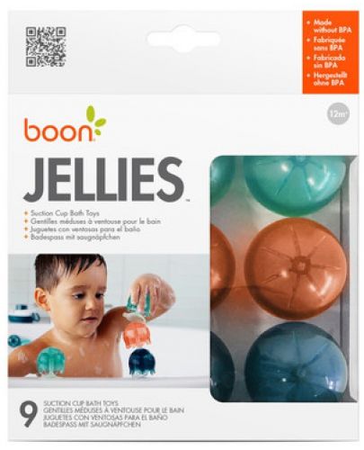 Комплект играчки за вана Boon - Медузи, 9 броя - 6