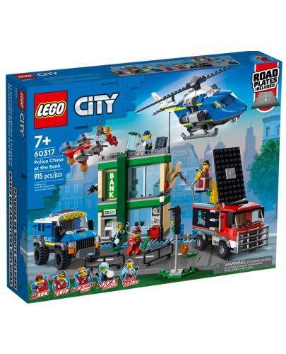Конструктор Lego City - Полицейска акция край банката (60317) - 1
