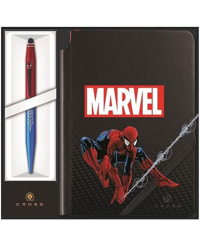 Комплект тефтер и химикалка Cross Tech2 - Marvel Spider-Man, A5 - 1
