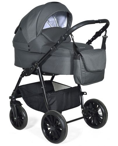 Комбинирана детска количка 3в1 Baby Giggle - Torino, тъмносива - 1