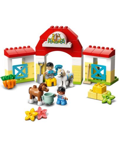Конструктор Lego Duplo Town - Конюшня и грижи за понита (10951) - 4