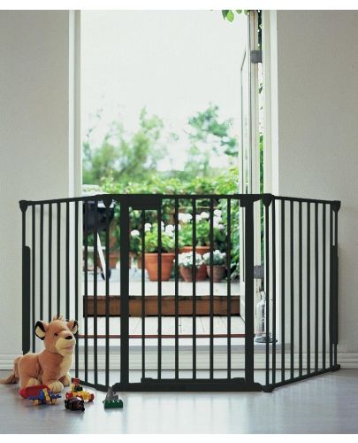 Комбинирана преграда BabyDan - Черна, M - 1
