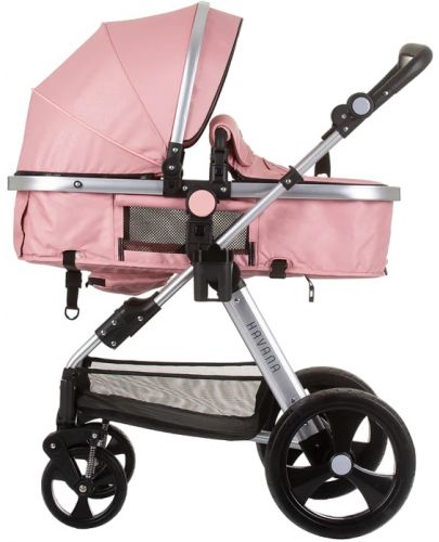 Комбинирана бебешка количка Chipolino - Хавана, фламинго - 3