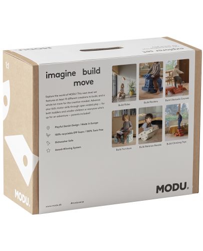 Комплект за игра Modu - Explorer set, зрял портокал-млечно зелено - 3