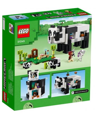 Конструктор LEGO Minecraft - Къщата на пандите (21245) - 2
