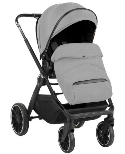 Комбинирана бебешка количка 2 в 1 KikkaBoo - Tiffany, Light Grey - 2