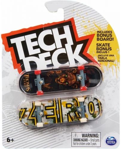 Комплект скейтборди за пръсти Tech Deck - Zero, 2 броя - 1