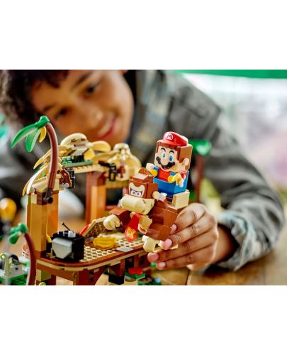 Конструктор допълнение LEGO Super Mario - Къщата на дърво на Донки Конг (71424) - 5
