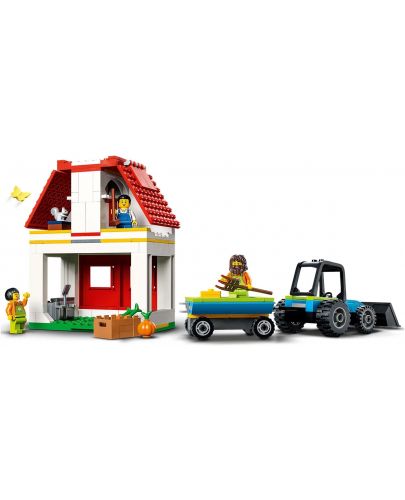 Конструктор Lego City - Хамбар и животни във фермата (60346) - 4
