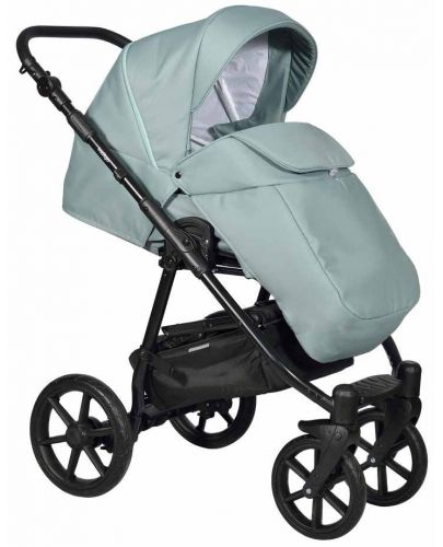 Комбинирана детска количка 3в1 Baby Giggle - Broco, светлозелена - 2