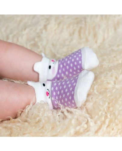 Комплект бебешки чорапки Rex London- Зайчето Бони - 4 чифта - 4