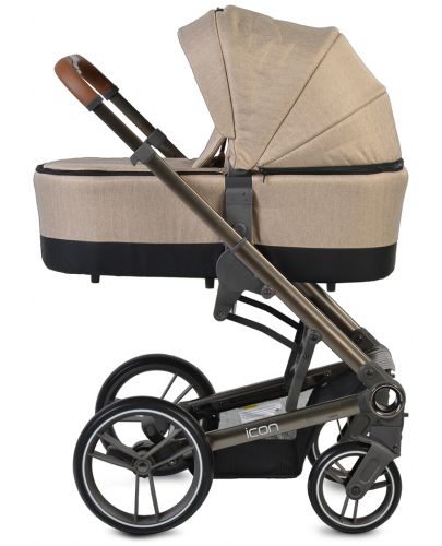 Комбинирана детска количка Cangaroo - Icon 2 в 1, бежова - 2