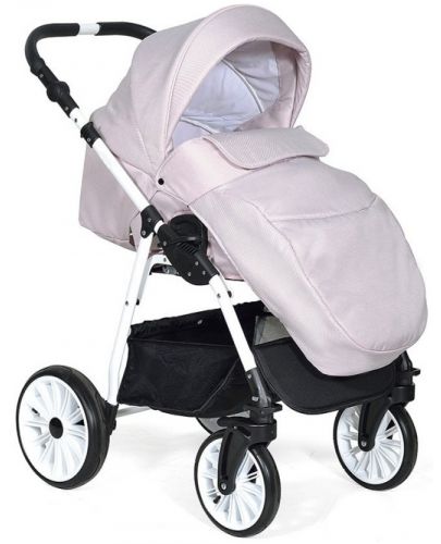 Комбинирана детска количка 3в1 Baby Giggle - Alpina, розова - 2