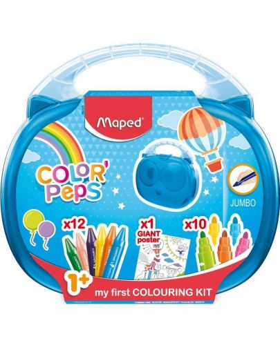Комплект за рисуване Maped Color Peps - Еarly Age, 23 части, асортимент - 1