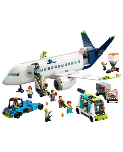 Конструктор LEGO City - Пътнически самолет (60367) - 3