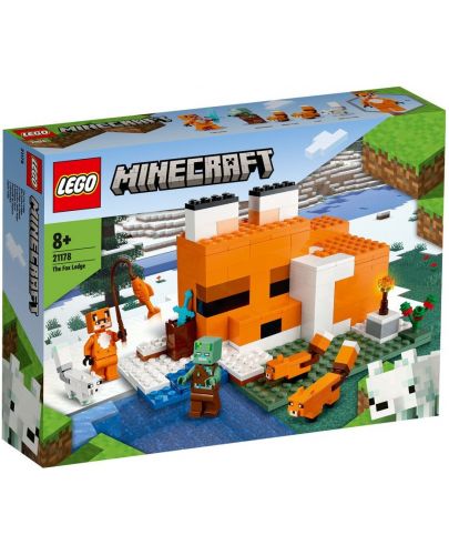 Конструктор Lego Minecraft - Хижата на лисиците (21178) - 1