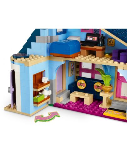 Конструктор LEGO Friends - Фамилните къщи на Оли и Пейсли (42620) - 4