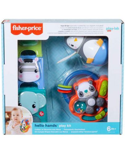 Комплект за игра Fisher Price - Hello Hands - 2