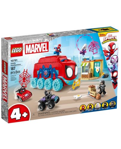 Конструктор LEGO Marvel - Мобилният щаб на отбора на Спайди (10791) - 1