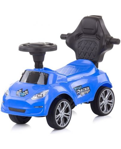 Кола за яздене с дръжка Chipolino - Турбо, синя - 2