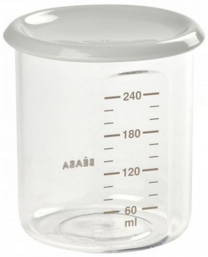 Контейнер за съхранение на храна Beaba - тритан, сив, 300 ml - 1