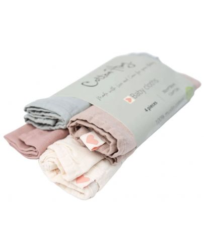Комплект малки кърпи Cotton Hug - 30 х 30 cm, 4 броя - 7