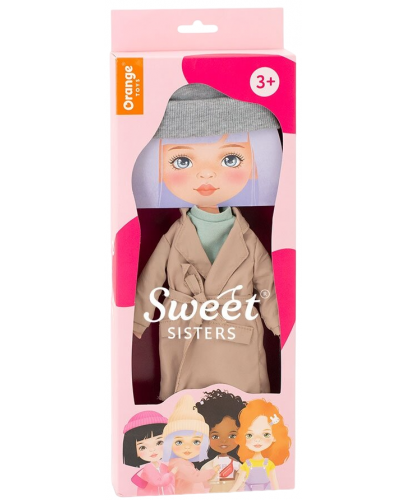 Комплект дрехи за кукла Orange Toys Sweet Sisters - Бежов шлифер - 1