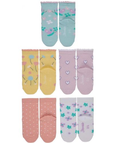 Комплект детски чорапи Sterntaler - 5 чифта, 17/18, 6-12 месеца - 1