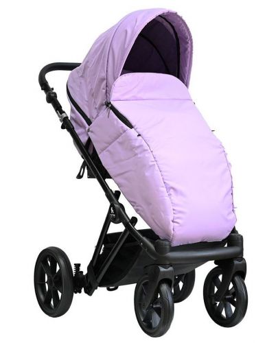 Комбинирана бебешка количка 3 в 1 Tutek - Diamos Pro 3, лилава - 5