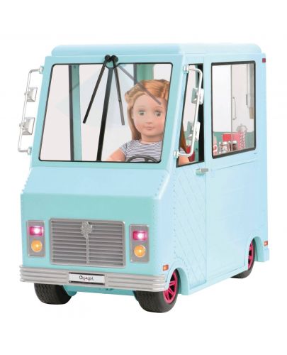 Игрален комплект Our Generation - Камион за сладолед - 6