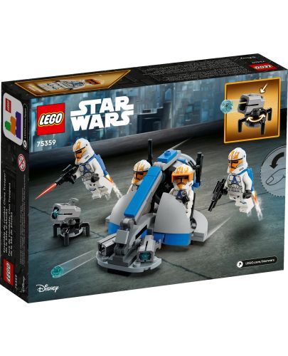 Конструктор LEGO Star Wars - Боен пакет, Клонинг щурмовак на Асока от 332 легион (75359) - 2